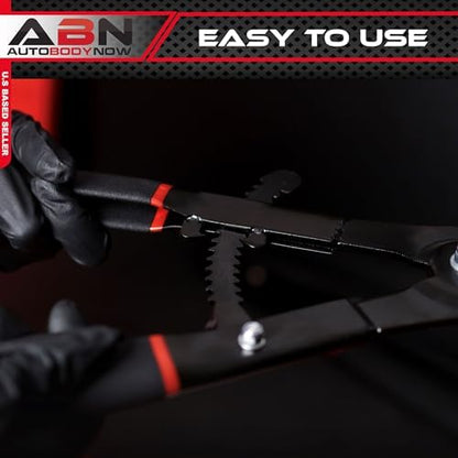 ABN Snap Ring Pliers Set – 16 Inch Internal External Snap Ring Pliers Circlip Pliers with Straight and Angled Jaws - Image 4