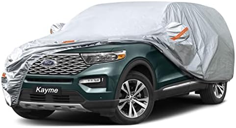 Kayme SUV Car Cover Waterproof All Weather (191 to 200 Inch) by kayme