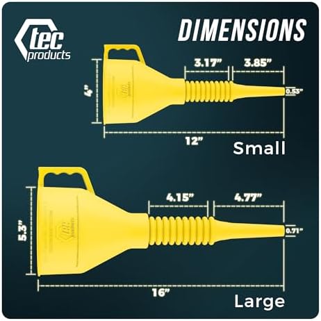 TEC Products FlexAll Long Flexible Oil Change Funnels for Automotive Use - Image 4