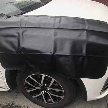 None / Brand Magnetic Fender Cover, Custom Personalized Fender Covers Magnetic Mat Pad with Hooks for Mechanics, Automotive Mechanic Work Mat for Repair PU Leather Protective Car Mat - Image 6