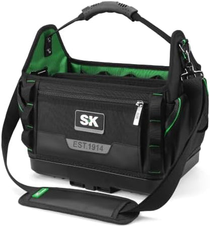 SK 15-Inch Open Top Tool Bag Organizer, Stackable Tool Tote, 1680D Fabric by SKHandTools