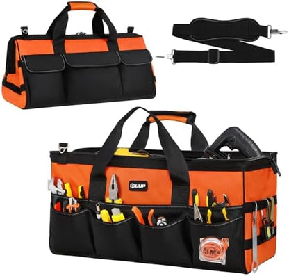 UUP Tool Bag ExtraLarge 20", Heavy Duty Spacious Tool Box Organizer, Orange by UUP