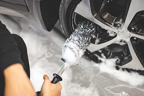 Detail Factory Wheel Brush Kit with Interchangeable Microfiber Covers | Ultra-Soft Cleaning, Washing and Detailing Wheels, Tires Rims - Image 6