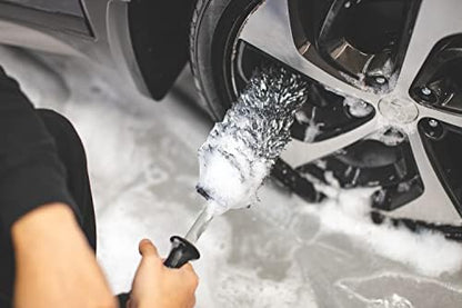 Detail Factory Wheel Brush Kit with Interchangeable Microfiber Covers | Ultra-Soft Cleaning, Washing and Detailing Wheels, Tires Rims - Image 6