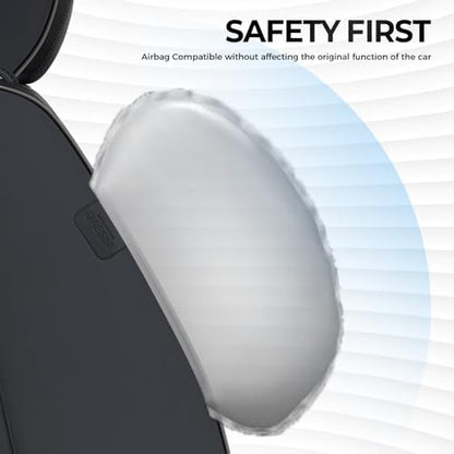 FLORICH Front Car Seat Covers, Leather Seat Covers for Cars, Waterproof Car Seat Protectors 2 Pack, Front Seat Covers for Cars, Automotive Seat Covers Protector Fit for Most Sedans SUV Pick-up Truck - Image 5