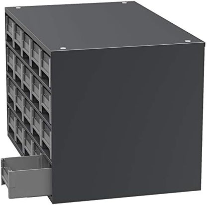 Akro-Mils Steel Garage Storage Cabinet, Small Parts Organizer Metal Cabinet for Hardware, Nails, Screws, Bolts, Nuts, and More, 17" W x 11" D x 11" H, 20-Drawer, Gray Cabinet/Gray Drawers (19320) - Image 4