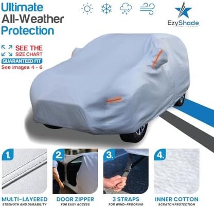 EzyShade SUV Car Cover Waterproof All Weather. See Size-Chart. Size S6 - Image 2
