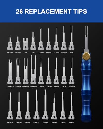 30Pcs Terminal Removal Tool Kit, Electrical Connector Depinning Tool - Image 2