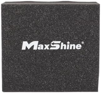 Maxshine Hydro-Tech Tire Foam Applicator Pad Waxing Sponge for Car Detailing, Black & Red (12 Pack) - Image 4