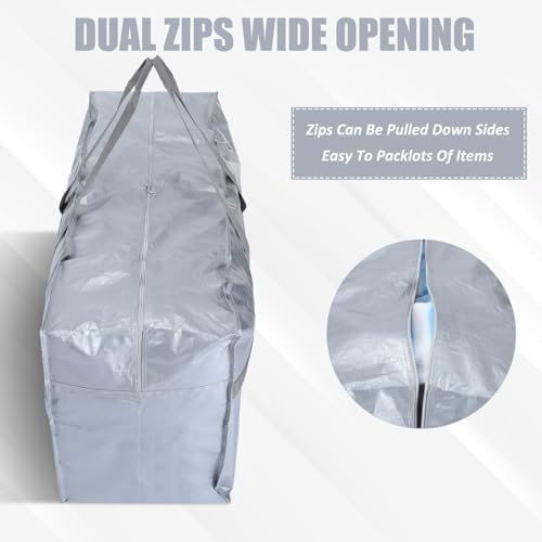 Windyun 4 Pcs 177 Gallon Extra Large Moving Bags XXL Heavy Duty Storage Bag - Image 3