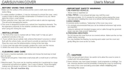 uxcell Car Cover Waterproof All Weather for Car, Full Car Cover Rain Sun Protection Universal Fit for Sedan 178''-185'' - Image 6