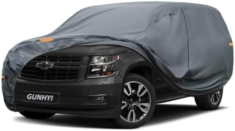 GUNHYI Multi-Layer Large SUV Car Cover Waterproof All Weather Heavy Duty by GUNHYI