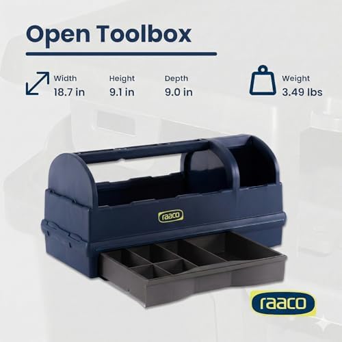 Raaco Open Portable Tool Box Organizer with Handle - Hand-Held Storage - Image 6