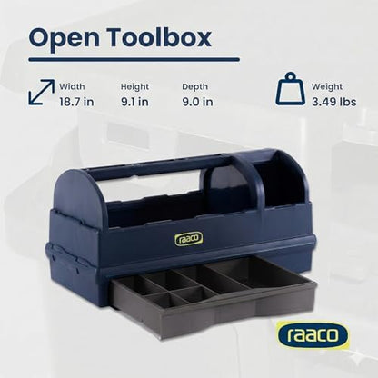 Raaco Open Portable Tool Box Organizer with Handle - Hand-Held Storage - Image 6
