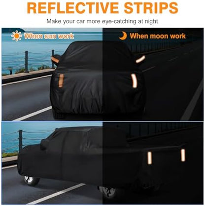 Truck Cover Waterproof All Weather Pickup Car Cover Length up to 250 inch - Image 6
