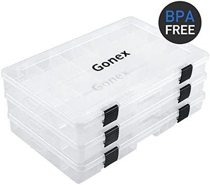 Gonex 3600 3700 Fishing Tackle Trays Lure Box with Adjustable Dividers - Image 4