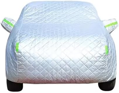 Waterproof Car Cover fit for Renault Captur Cover, Hail Car Cover Protection All Weather Snowproof UV Protection Windproof, Silver by FUNEAER