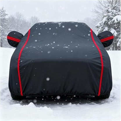 Car Cover Outdoor for Haval H2 2014-2021, Waterproof Thicken Full Car Covers with Cotton Lining, Large Hail Blanket Rain Snow Sun UV Protection Covers by Unknown
