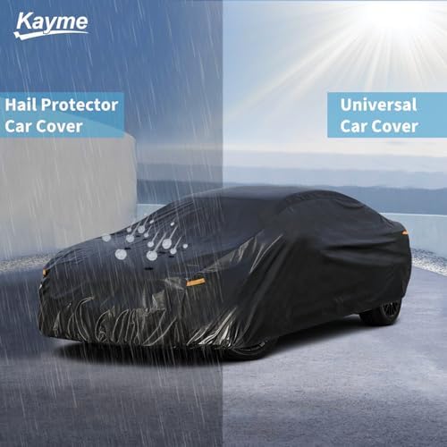 Kayme Hail Protector Car Cover Fit Sedan/Coupe-Length (194 to 208 Inch) - Image 7