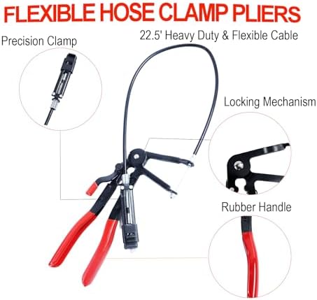 17PCS Hose Clamp Pliers Set,Hose Clamp tool kit - Image 4