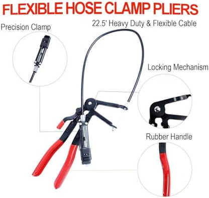 17PCS Hose Clamp Pliers Set,Hose Clamp tool kit - Image 4