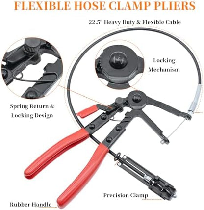16 Pcs Hose Clamp Pliers Set, Hose Clamp Removal and Installation Tool - Image 4