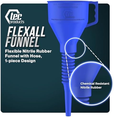 TEC Products FlexAll Long Flexible Oil Change Funnels for Automotive Use - Image 2