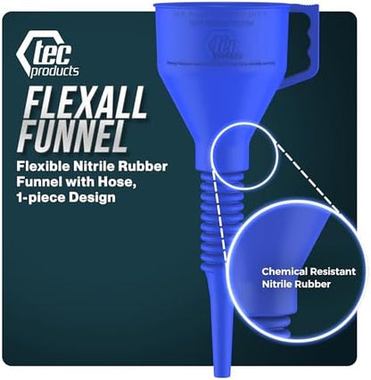 TEC Products FlexAll Long Flexible Oil Change Funnels for Automotive Use - Image 2