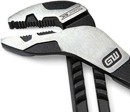 GEARWRENCH 8", 10”, & 12” PITBULL K9 Straight Jaw Dual Material Tongue and Groove Pliers Set - 82205CAZ - Image 3