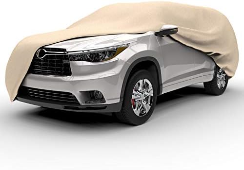 Budge Protector IV SUV Cover, 4 Layer Reliable Weather Protection, Waterproof, Dustproof, UV Treated SUV Cover Fits SUVs up to 210" - Image 2