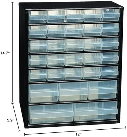 Raaco Steel Storage Cabinet, Standard 30-Drawer (C9-30) - Nuts & Bolts - Image 2
