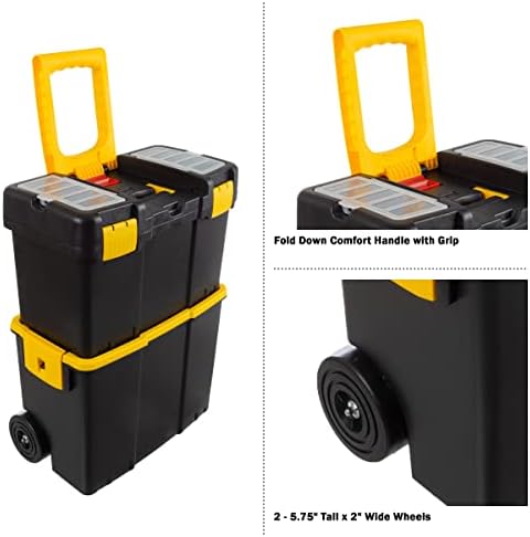 Stalwart Portable Tool Box with Wheels - Image 4