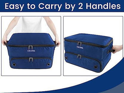 YOREPEK Golf Gifts for Men, 2 Layer Golf Trunk Organizer for 2 Pair Shoes - Image 7