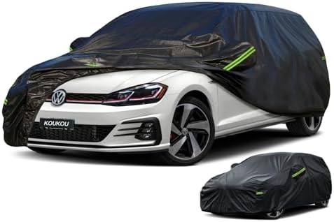 KouKou Waterproof Hatchback Car Cover All Weather, Fits 163-178 inch by focusonqualityservicehear