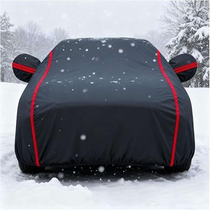 Waterproof Car Cover for Polestar 4 Long Range Single/Dual (2024-Present), Full Car Covers with Door Zipper Outdoor Large Auto Cover Scratchproof Snow Rain UV Dust Resistant by Unknown