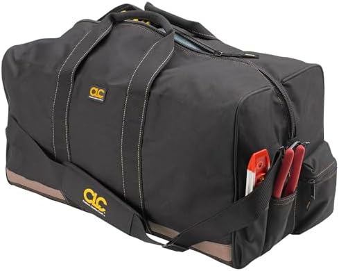 CLC Custom Leathercraft 1111 24 in. All Purpose Construction Gear Bag with 7 Outside Pockets by CustomLeatherCraft
