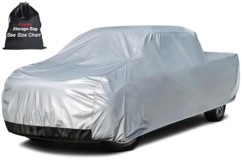 Kayme Truck Cover Waterproof All Weather See Vehicle Size Chart, Size T6 by kayme