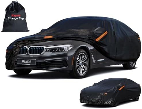 Kayme Sedan Car Cover Waterproof All Weather - See Size Chart - Size A6 by kayme