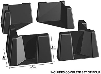 WeatherTech CargoTech – Automotive Trunk Organizer, Trunk Divider, Cargo Containment System for Car, SUV Trunk | Anti-skid textured finish keeps cargo from shifting, each piece 8 x 8 x 5 in, fits cars and SUVs, Made in the USA - Image 2