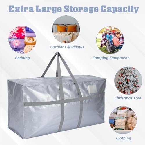 Windyun 4 Pack 69 Gallon Extra Large Moving Bags XXL Heavy Duty Storage Bag - Image 4