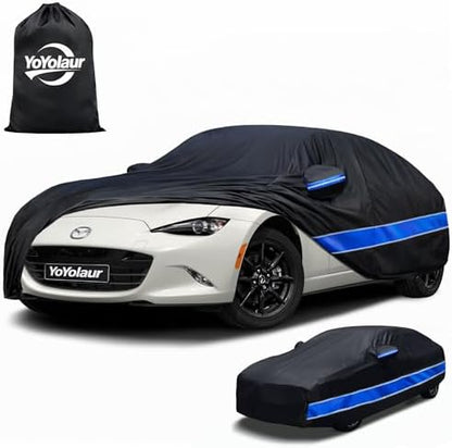 Car Cover Custom Fit Miata MX-5,10-Layer Car Cover Waterproof All Weather by Unknown