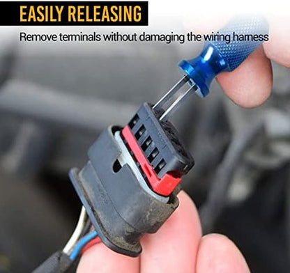 EWK 19-Piece Electrical Terminal Removal Tool Kit, Depinning Tool Set for Automotive Electrical Connectors & Wire Terminals - Image 3