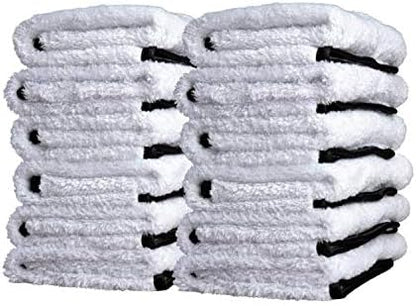 Adam's Polishes Single Soft Microfiber Towel - Soft Enough for Even The Most Delicate Finishes - Buff Away Polishes & Car Wax with Ease (12 Pack) by AdamsPolishes