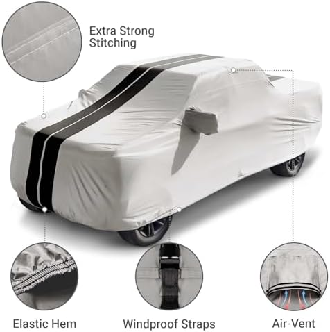 Coverland All Weather Car Cover for 2006-2026 Ridgeline Crew Cab, 5.3 ft - Image 4