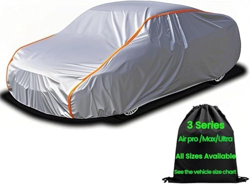 Waterproof Sport Car Cover Small Outdoor Car Cover for Automobiles All Weather Waterproof for All Weather Inner Soft Sport Car 163" to 178" by AnITAnT
