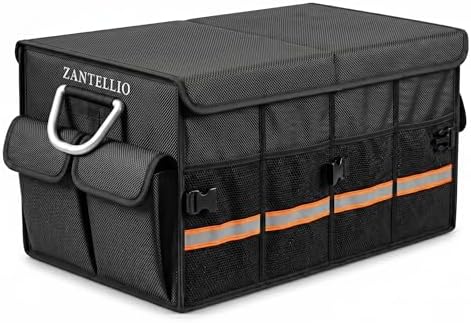 Heavy Duty Car Trunk Organizer, Collapsible Cargo Box by Unknown