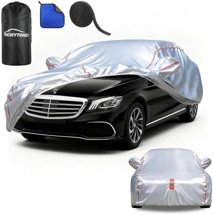 Car Cover Waterproof All Weather, 8-Point Fastening for -Benz S-Class by Unknown