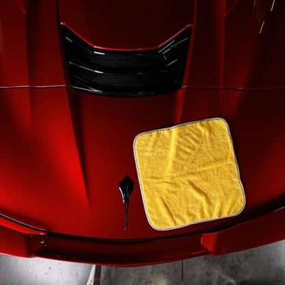 Cobra Gold Plush Microfiber Towel | Ultra-Soft & Highly Absorbent | Perfect for Drying & Polishing | 12 Pack | 16x16 inches - Image 2