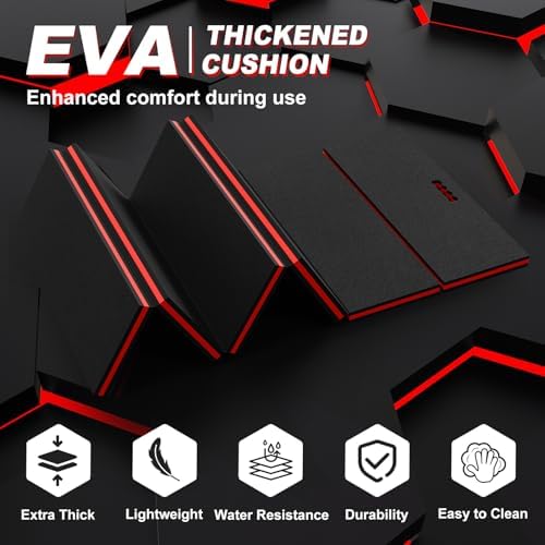 22.8" Wide Mechanic Mat Foldable EVA Kneeling Pad with Magnetic Tool Slots - Image 7
