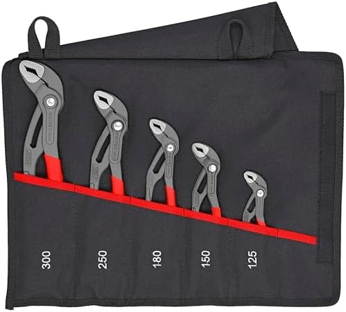 Knipex Tools 00 19 55 S5, Cobra Pliers, 5Piece Set with Tool Pouch by Unknown